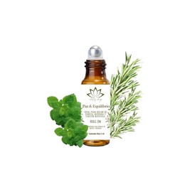 Aceite Escencial Roll Relaja Alivia Dolor Cabeza Migraña Menta Romero 5ml