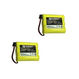 Radio Shack 43-3817 Cordless Phone Battery Combo-Pack Includes: 2 x SDCP-C307 Batteries