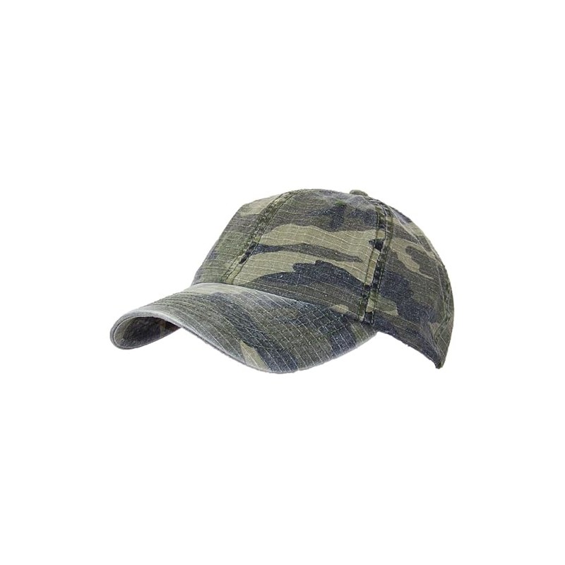 Mega Cap MG Unisex Unstructured Ripstop Camouflage, Camo, Size One