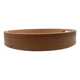 Home Bandeja Charola Giratoria De Bamboo Bambu Mesa 30.5cm