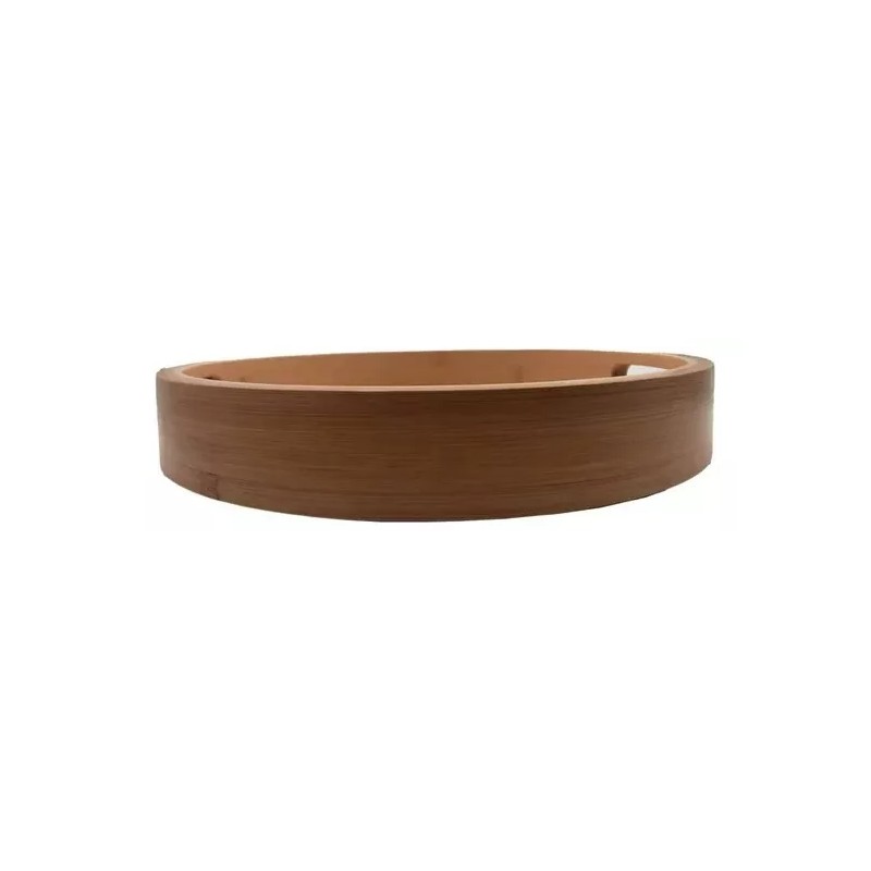 Home Bandeja Charola Giratoria De Bamboo Bambu Mesa 30.5cm