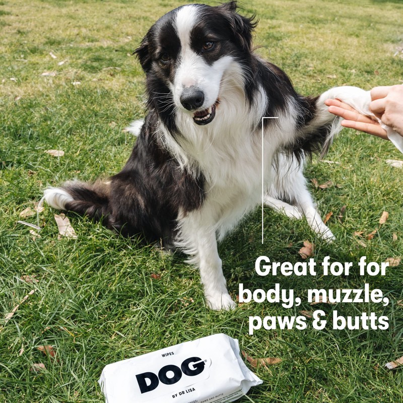 DOG by Dr. Lisa - Dog Wipes - Plant-Based, Natural