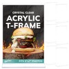 Photo Booth Frames - 5x7 Durable Crystal Clear Acrylic T-Shape
