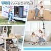 Double Elite 3 Levels Adjustable Folding Step Stools for Adults,