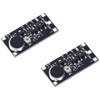 TECNOIOT 2pcs 88-115MHz FM Wireless Transmitter Module with Microphone Adjustable