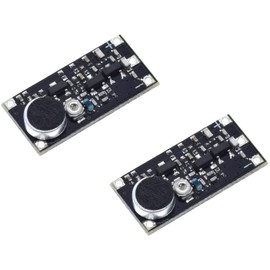 TECNOIOT 2pcs 88-115MHz FM Wireless Transmitter Module with Microphone Adjustable