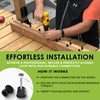 FENCE & DECK RITE Baluster Connectors for 3/4" Metal Balusters,