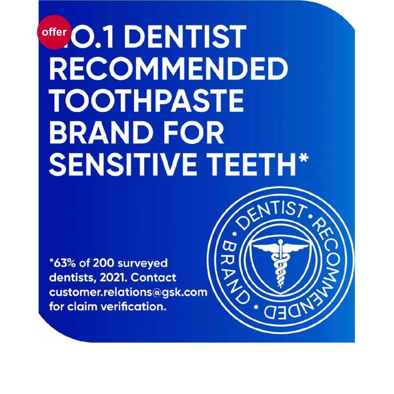 Sensodyne Sensitive Toothpaste, Repair & Protect Extra Fresh, 75 ml,