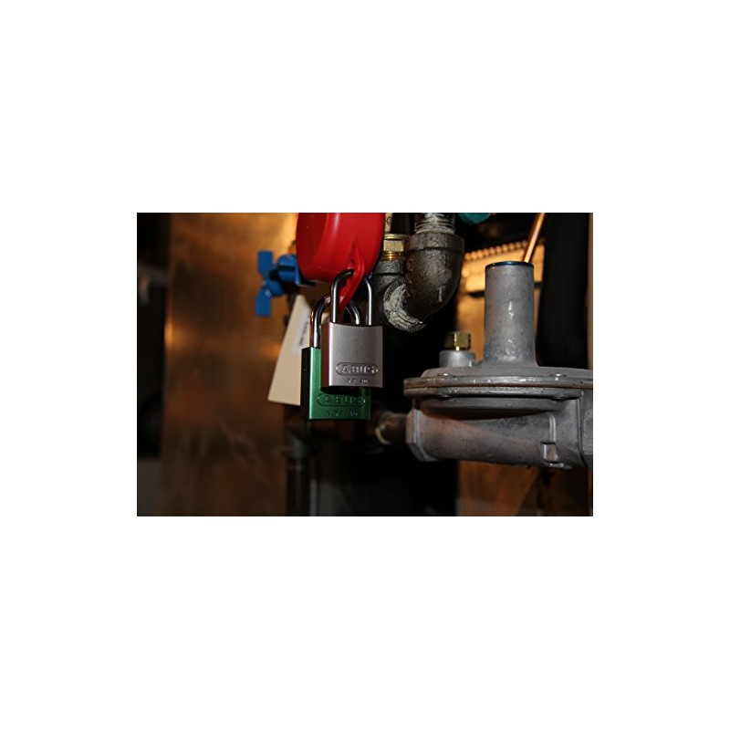 ABUS Silver 72/30 Lockout Tagout Safety Padlock w/ 1" Shackle,