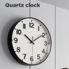 XGVIEGZ Wall Clocks Battery Operated, 12” Large Wall Clock for