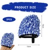 Asheyya 2 Pcs Wash Mitt for Car Washing, Anti-Scratch Soft