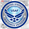 ProSticker 430V (One) United States Air Force Veteran USAF Decal