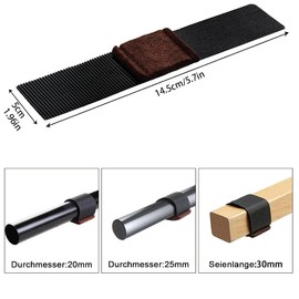 5 cm Furniture Felt Gliders with Velcro Fastener for Chair Rails Pack of 24 Floor Protectors Chairs Chair Leg Protectors Velcro Parquet Protector Suitable for Rocking Chair Non-Slip Noise Reduction