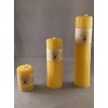 Pure Natural Beeswax Honeycomb Pillar 2-Pack (2" X 3")