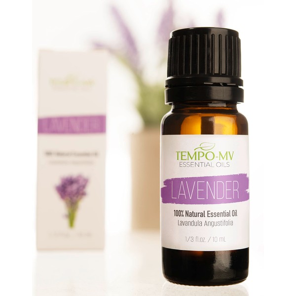 Organic Lavender Oil - 100% Pure and Natural, Undiluted, Therapeutic Grade, Lavender Essential Oil for Aromatherapy Diffuser and Body Care (30 ml)