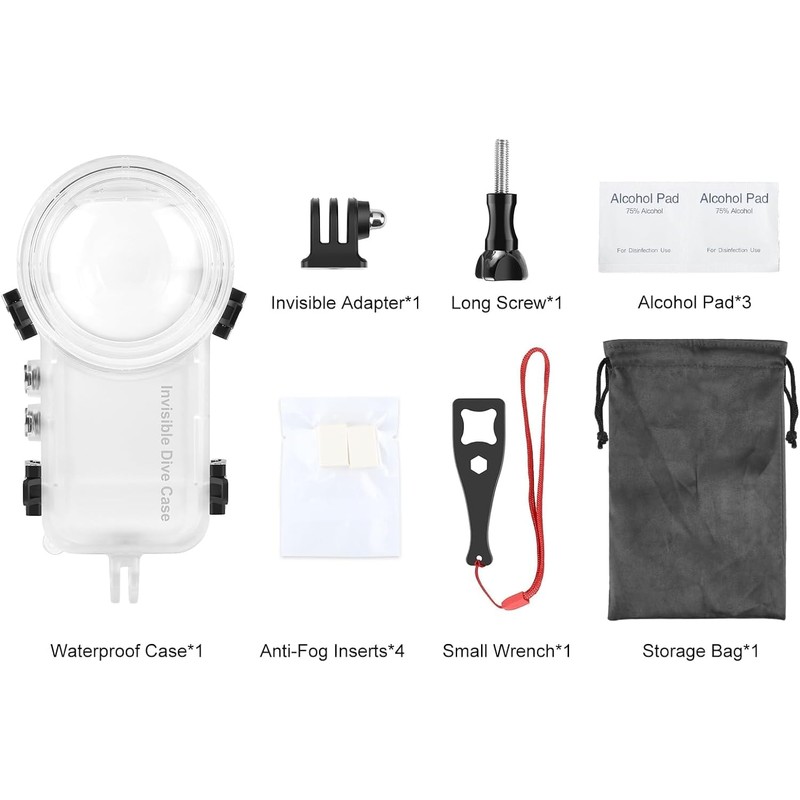 Protect Dive Case for Insta360 X4 Sport Camera Underwater Camera