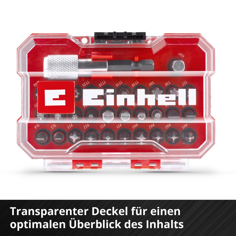 Original Einhell XS-CASE 32-Piece Bit Set (25 mm Bits, 60