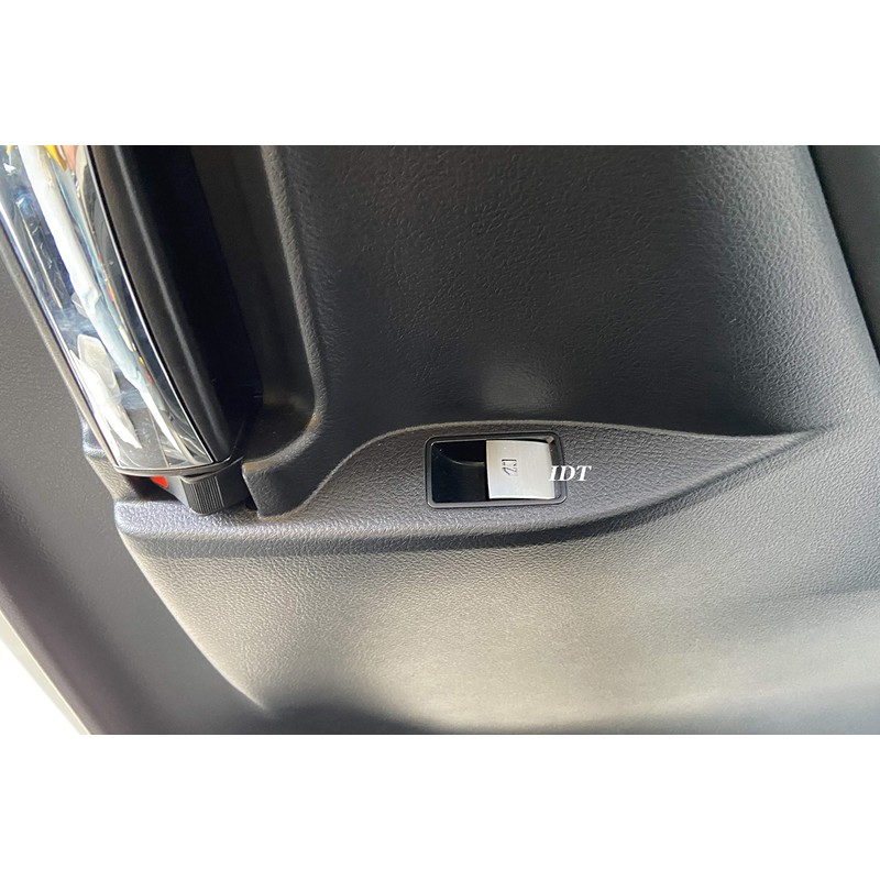 Alphard Vellfire Aluminum Power Window Switch Cover Silver Button Garnish,