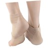 Baluue 1pair Gel Heel Socks for Moisturizing and Crack Support