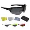 BBB Cycling Sports Glasses with 3 Interchangeable Lenses Lightweight Sunglasses