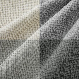 Topfinel Cushion Cover, 40 x 40 cm, Grey, Set of 4 Chenille Cushion Covers, Sofa Cushion, Decorative Cushion Cover, Rattan Weave Style Design for Sofa, Living Room, Bedroom, Balcony, Children