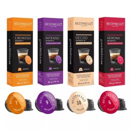 Bestpresso Coffee capsules - 80 Pods (Variety Pack)