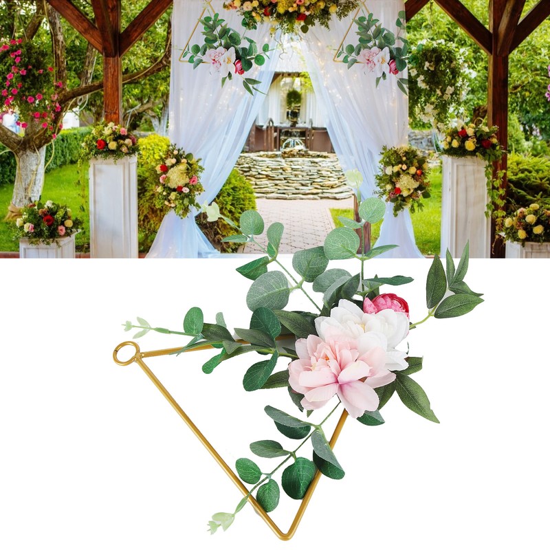 Artificial Flower Wreath Bridesmaid HandHeld Garland Wall Interior Ceiling Decoration(SPH-5636
