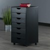 Winsome Wood Halifax Cabinet for Closet/Office Tall/Black