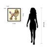 Empire Art Direct DAC-074-2525B Poodle Dimensional Collage Handmade by Alex