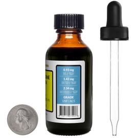 Lugol's Iodine / 2% Solution / 24 Oz in Twelve Amber Glass Bottles/Free Droppers/USA