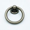 Antique Silver Ring Pulls Nickel Cabinet Knobs and Pulls Kitchen