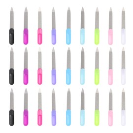 Callus Remover Set 27pcs Nail File Stainless Steel Manicure Pedicure Nail Finger Nail File Metal Nail Art Tool Salon Home Nail File for Men Women Pedicure Nail File Set