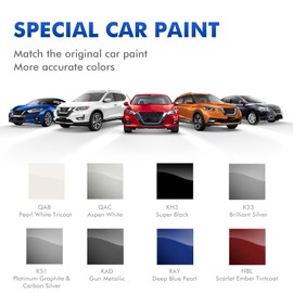 XTryfun NBL Scarlet Ember Touch Up Paint for Nissan, DIY Car Paint Scratch Repair Kit, Automotive Paint, Quick & Easy Fix Scratch Repair for Rogue/Sentra/Altima/Pathfinder/Kicks/Versa