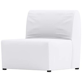 The Dense Cotton Lycksele Chair Bed Sofa Replacement is Custom Made for IKEA Lycksele Single Sleeper Or Futon. A Lycksele Single Seat Slipcover Replacement (White)