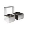 IBILI ARO CUADRADO INOX 6x6x4,50 CMS, Stainless Steel, Silber, 6