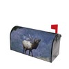 YIDUODUOX Bull Elk Magnetic Mailbox Cover Garden Yard Home Decor