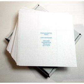 Pinwheel Postage Meter Tapes Compatible with All Brands of Mailing Machines. 300 Tapes in a Pack