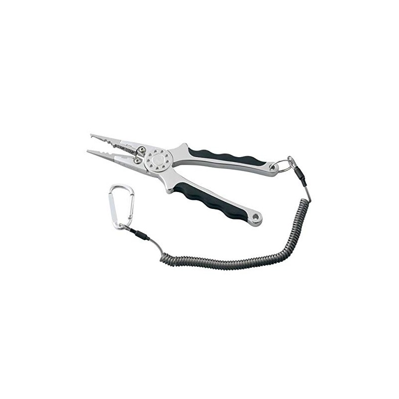 Gamakatsu Ragze Aluminum Pliers 175 mm Rubber Grip. LE-2480