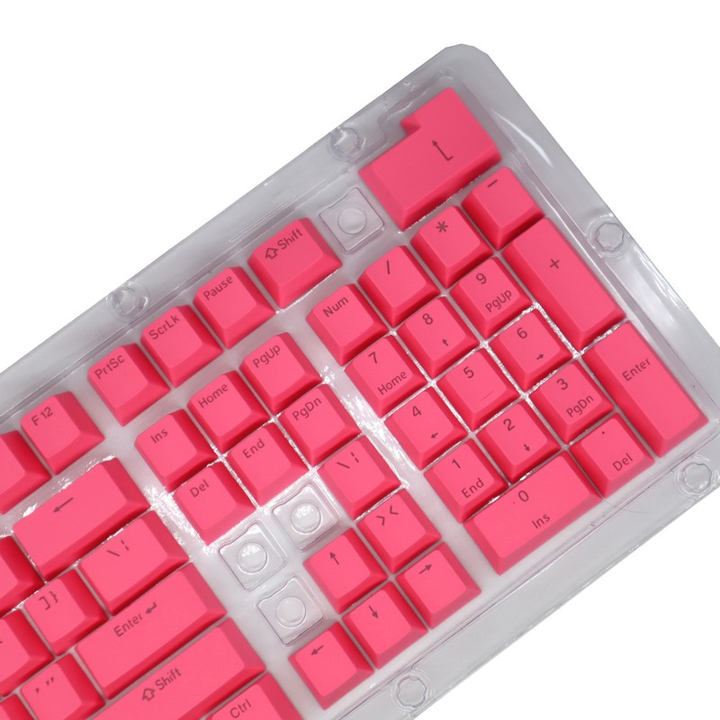 PBT Keycaps Ergonomic Design Oil Resistant Colorful 108 Key Video