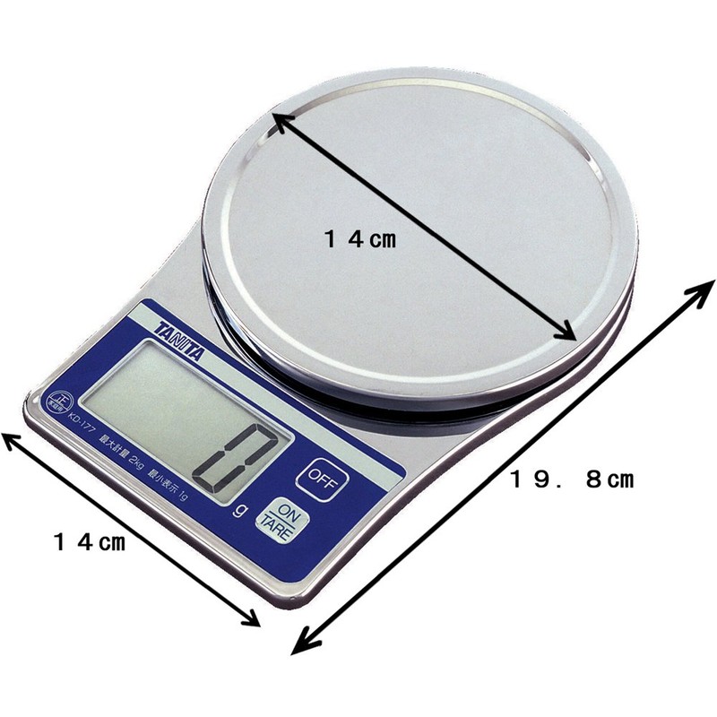 tanita dezitarukukkingusuke-ru 2kg Chrome KD – 177 – CR