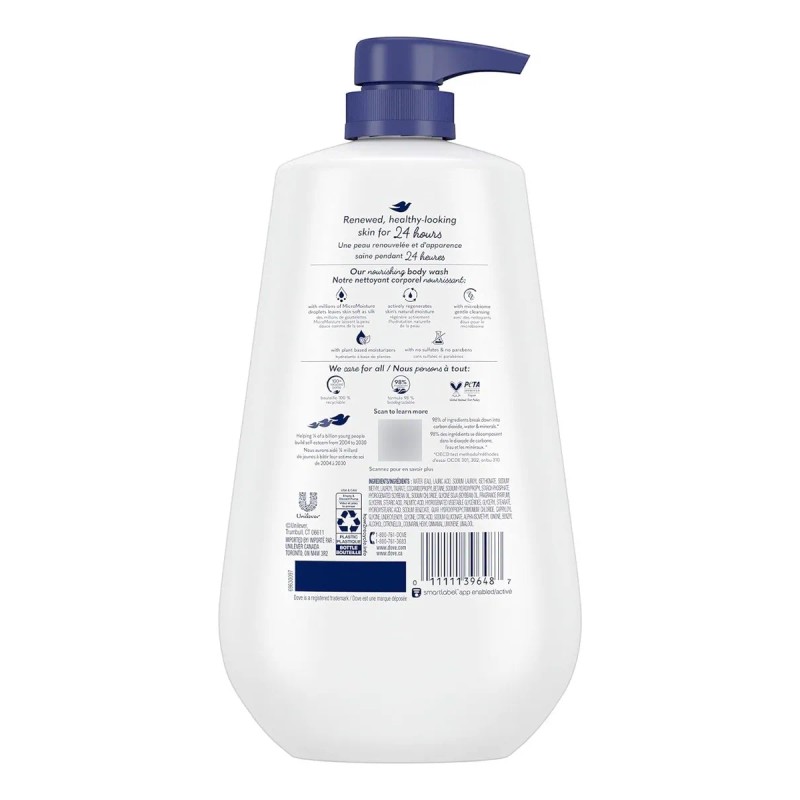 Dove Jabón Corporal Humectación Profunda 905ml