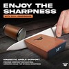 Rolling Knife Sharpener Tool Kit, Kitchen Knife Sharpener with Diamonds