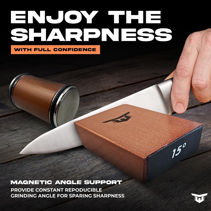 Rolling Knife Sharpener Tool Kit, Kitchen Knife Sharpener with Diamonds