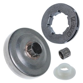 For Husqvarna 3/8" Clutch Drum Sprocket Bearing For Husqvarna 445 450 E Chainsaw Worm Gear Kit