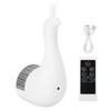 PeacockShaped Projection Lamp Decorative Light Touch Control ABS Nightlight Bedroom(White