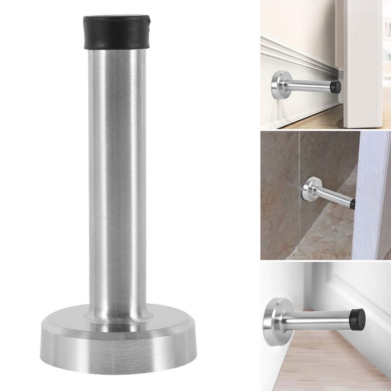 ZPPZ Wall Door Stopper, Stainless Steel Door Stop Wall Mounted