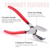 Hilitchi 8" Steel Drop Jaw Glass Pliers Glass Cutting Pliers