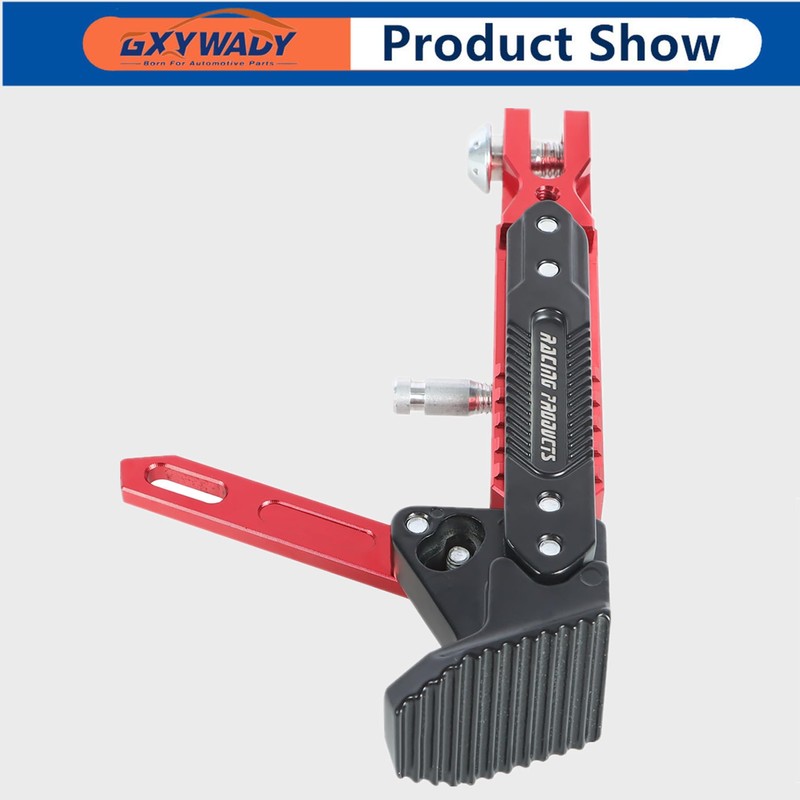 GXYWADY Motorcycle Universal Foot Side Bracket Adjustable Support Kickstand CNC