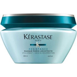 KÉRASTASE Masque Force Architecte Mascarilla Reconstruye, Repara y Refuerza el Cabello Con Pro-Keratina, Ceramidas y Savia de la Planta de Resurrección Para Cabello Dañado 200ml
