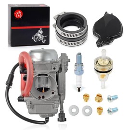 MOTO1988 Carburetor Carb and Intake Manifold For Kawasaki Prairie 360 KVF360 4x4 2003-2013